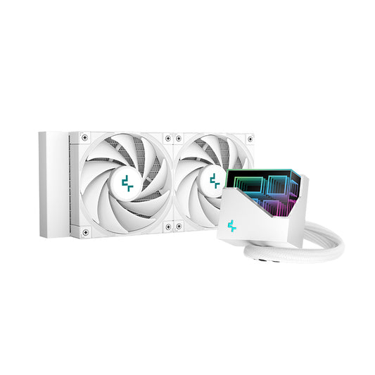 DeepCool | LT520 WH | 240 mm ARGB Liquid CPU Cooler | Intel & AMD | White