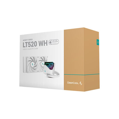 DeepCool | LT520 WH | 240 mm ARGB Liquid CPU Cooler | Intel & AMD | White