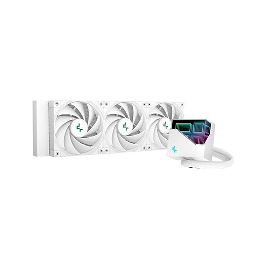 DeepCool | LT720 WH | 360 mm ARGB Liquid CPU Cooler | Infinity Mirror | Intel & AMD | White