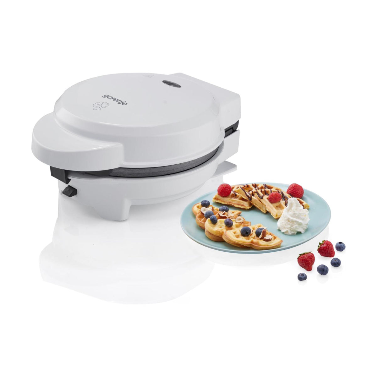 Gorenje | Waffle Maker | WM701W | 700 W | Heart-Shaped Waffles | White