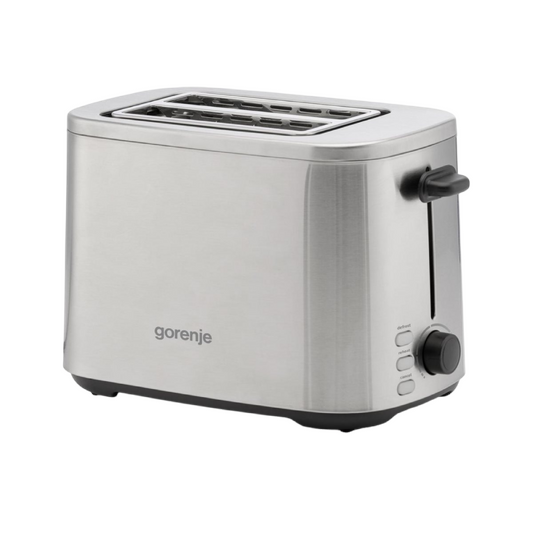 Gorenje | Toaster | T800DS | 800 W | 2 Scheiben | 7 Bräunungsstufen | Edelstahl | Silber