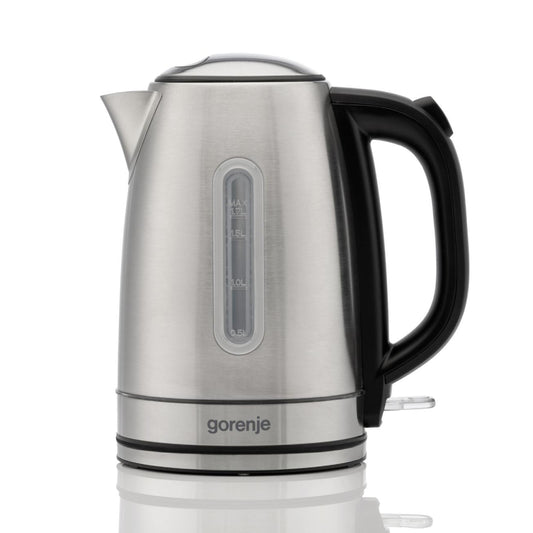 Gorenje | Wasserkocher | K17DS | 2200 W | 1,7 L | 360°-Sockel | Schwarz | Silber