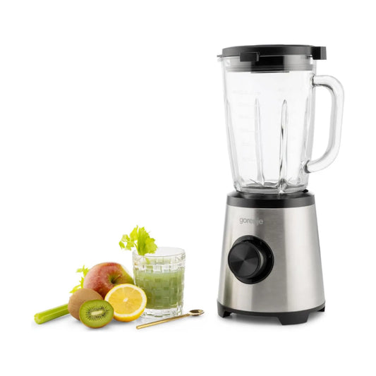 Gorenje | Standmixer | B1300E | 1300 W | 1.75 L | 2 Geschwindigkeiten | Pulsfunktion | Schwarz / Edelstahl
