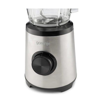 Gorenje | Standmixer | B1300E | 1300 W | 1.75 L | 2 Geschwindigkeiten | Pulsfunktion | Schwarz / Edelstahl