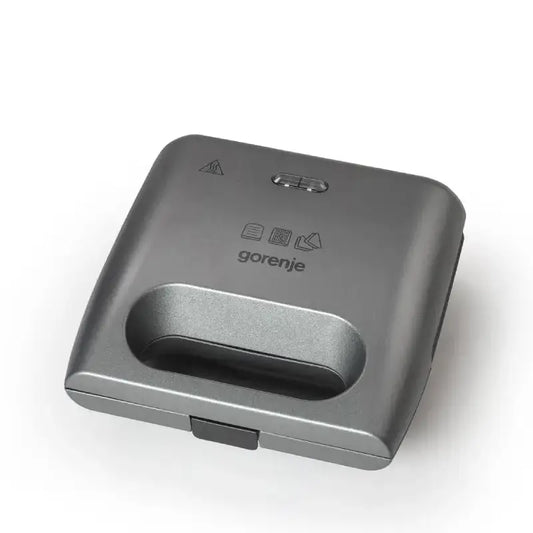 Gorenje | Sandwichmaker | SM703GCG | 700 W | 3 Platten | Sandwiches, Waffeln & Grill | Grau