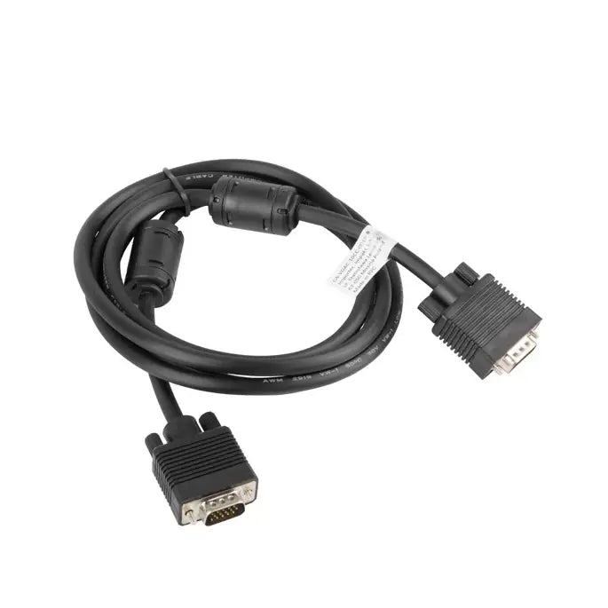 Lanberg | VGA cable | 15 pin HD D-Sub (HD-15) | Male | 1.8 m | Black