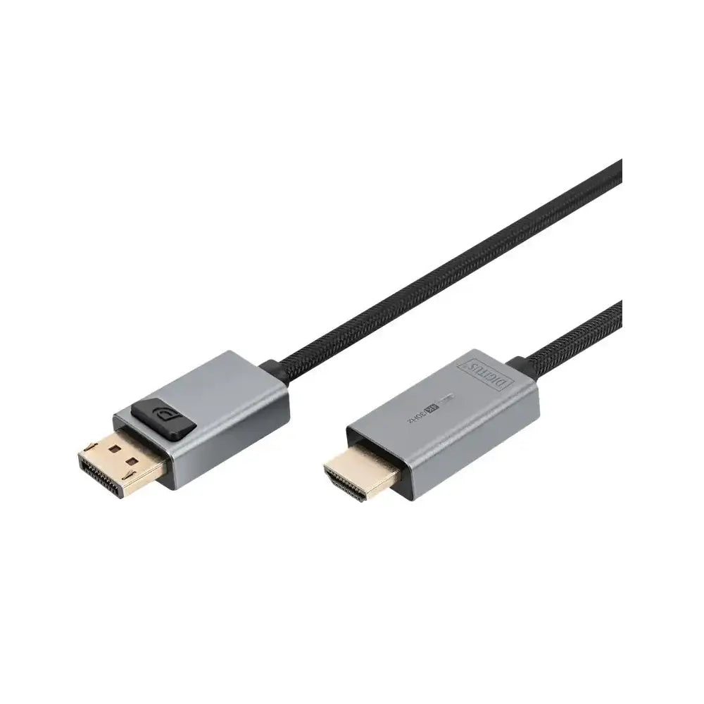 Digitus | 20 pin DisplayPort | 19 pin HDMI Type A | Male | 1.8 m | Black