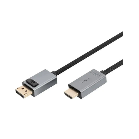Digitus | 20 pin DisplayPort | 19 pin HDMI Type A | Male | 1.8 m | Black