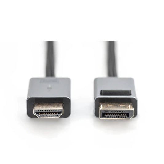 Digitus | 20 pin DisplayPort | 19 pin HDMI Type A | Male | 1.8 m | Black