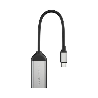 Hyper | Video adapter | 19 pin HDMI Type A | Male | Female | 24 pin USB-C | Silver