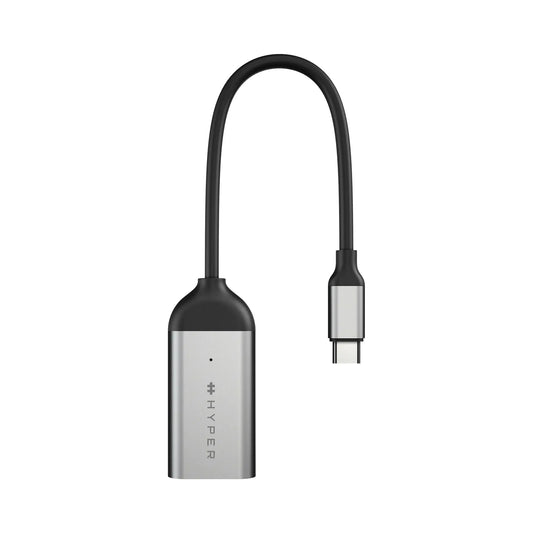 Hyper | Video adapter | 19 pin HDMI Type A | Male | Female | 24 pin USB-C | Silver