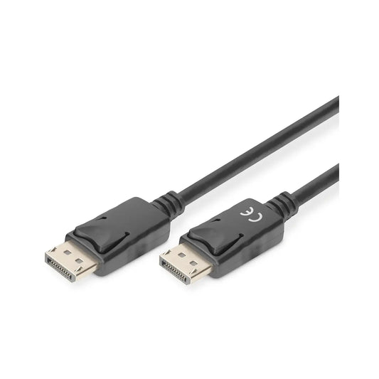 Digitus | DisplayPort cable | 20 pin DisplayPort | Plug | 2 m | Black