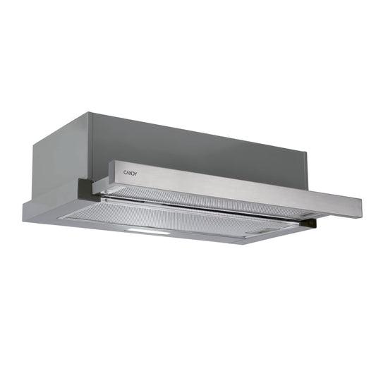 Candy | CBT625/2X/1 | Teleskophaube | 332 m³/h | 2 Geschwindigkeiten | LED | Edelstahl