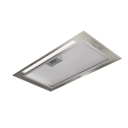 Whirlpool | WCTH 63F LEB X | Built-in Hood | 730 m³/h | 4 Speeds + Boost | Electronic Control | Stainless Steel
