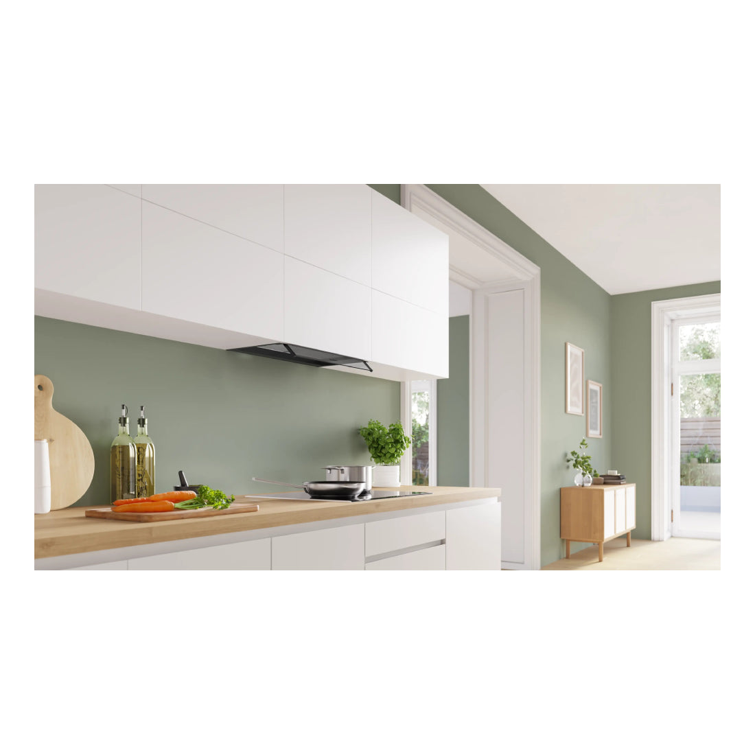 Bosch | Serie 4 | DBB65CC60 | Built-in Hood | 582 m³/h | 3 Speeds | LED | Matte Black