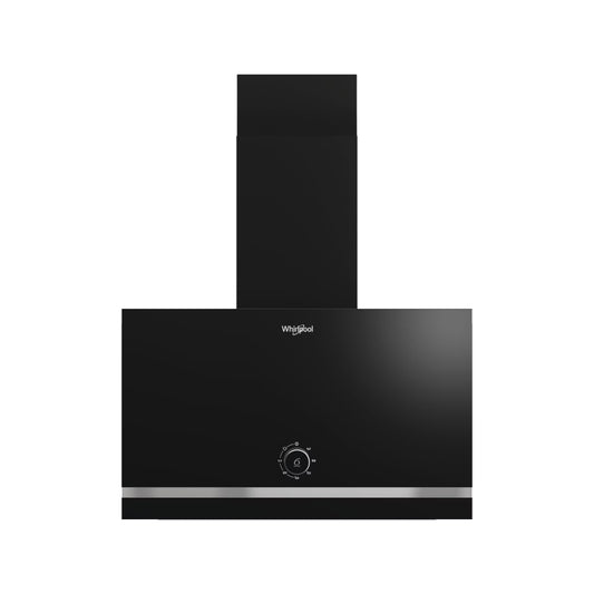 Whirlpool | WHVA 62F LM K | Schräge Dunstabzugshaube | 485 m³/h | 3 Leistungsstufen | LED | Schwarz