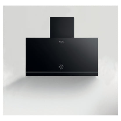 Whirlpool | WHVA 62F LM K | Angled Chimney Hood | 485 m³/h | 3 Speeds | LED | Black