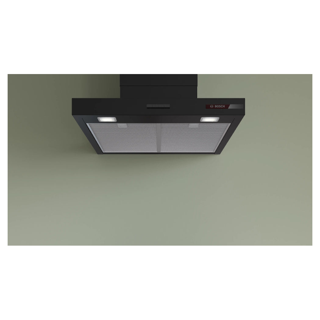 Bosch | Serie 4 | DWB65CC60 | Wall-Mounted Hood | 594 m³/h | 3 Speeds | LED | Matte Black