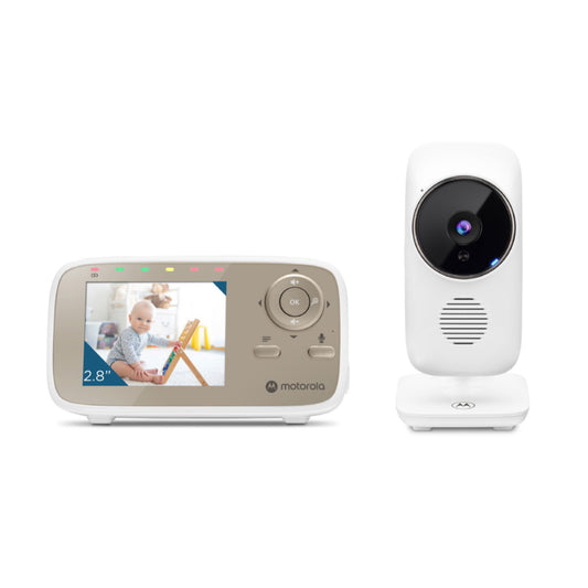Motorola | VM483 2.8" | Video Baby Monitor | 2.8" LCD | 2× Digital Zoom | 300 m | White / Gold