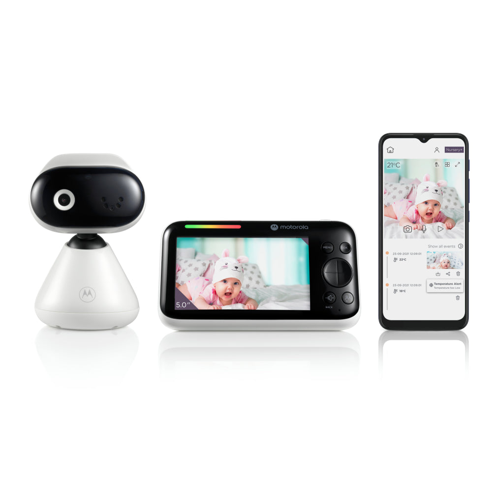 Motorola | PIP1500 CONNECT | 5" Wi-Fi Video Baby Monitor | 1080p | 300 m | White / Black