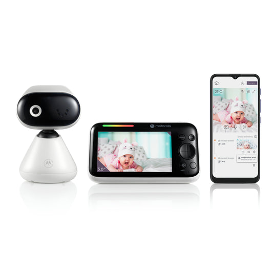 Motorola | PIP1500 CONNECT | 5" Wi-Fi Video Baby Monitor | 1080p | 300 m | White / Black
