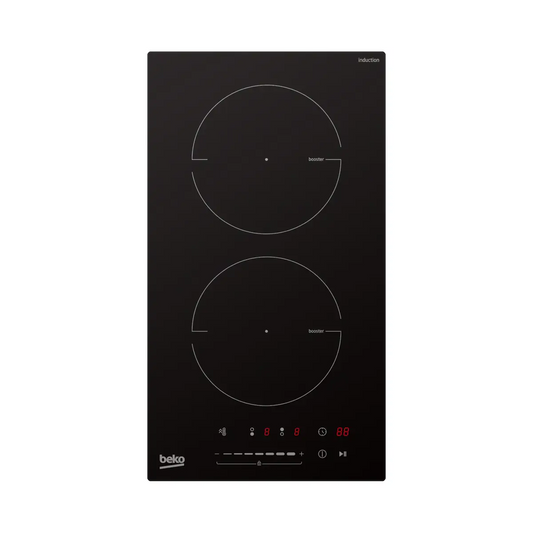 Beko | Induktionskochfeld | HDI32400TO | 2 Kochzonen | 2300 W Boost | 9 Leistungsstufen | Touch Control | Schwarz