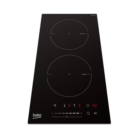 Beko | Induktionskochfeld | HDI32400TO | 2 Kochzonen | 2300 W Boost | 9 Leistungsstufen | Touch Control | Schwarz