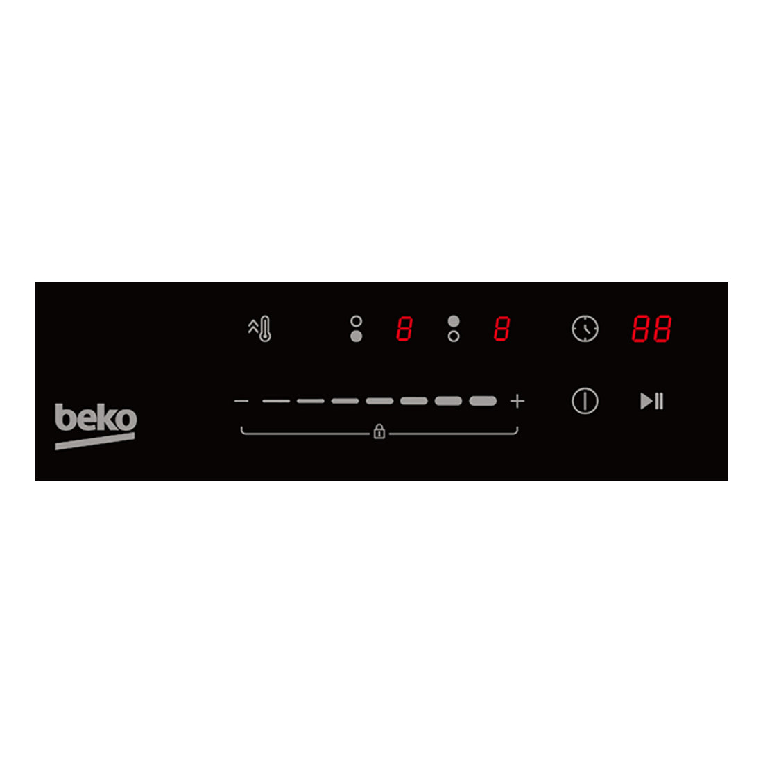 Beko | Induktionskochfeld | HDI32400TO | 2 Kochzonen | 2300 W Boost | 9 Leistungsstufen | Touch Control | Schwarz