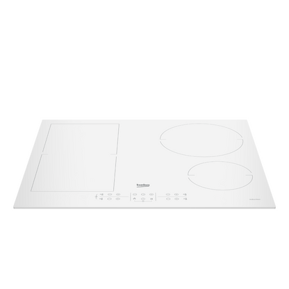 Beko | Induction Hob | HII64200FMTW | 4 Cooking Zones | 9 Power Levels | Boost | IndyFlex | Touch Control | White
