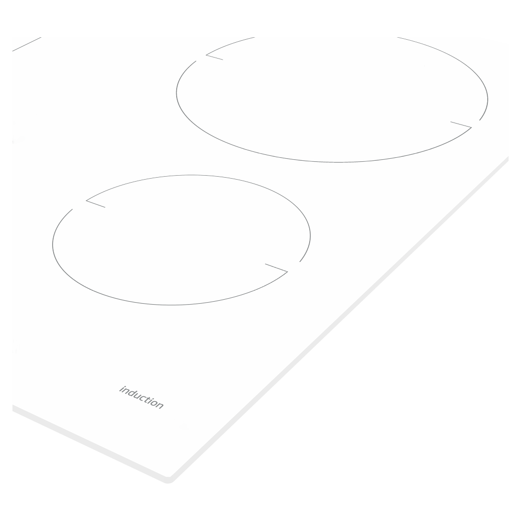 Beko | Induction Hob | HII64200FMTW | 4 Cooking Zones | 9 Power Levels | Boost | IndyFlex | Touch Control | White