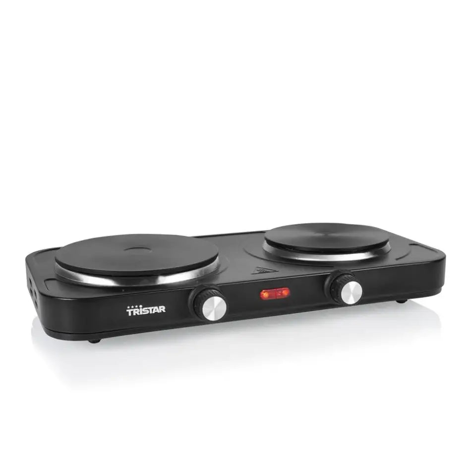 Tristar | Double Hot Plate | KP-6152 | 2500 W | 2 Cooking Zones | Black