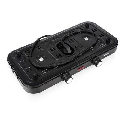 Tristar | Double Hot Plate | KP-6152 | 2500 W | 2 Cooking Zones | Black