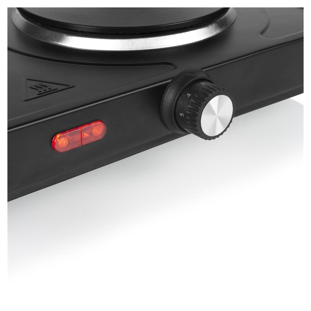 Tristar | Double Hot Plate | KP-6152 | 2500 W | 2 Cooking Zones | Black