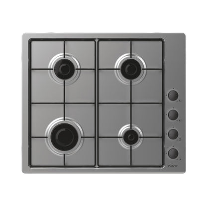 Candy | Idea | Gas Hob | CHW6LBX/4U2 | 4 Cooking Zones | Side Knobs | Stainless Steel