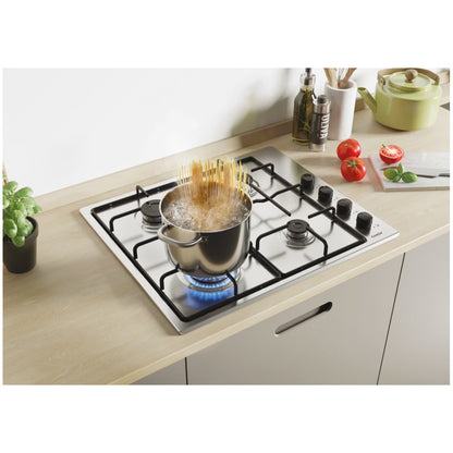 Candy | Idea | Gas Hob | CHW6LBX/4U2 | 4 Cooking Zones | Side Knobs | Stainless Steel