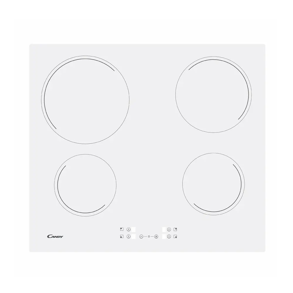 Candy | Idea | Hob | CH64CCW | Vitroceramic | 4 Cooking Zones | Touch Control | White