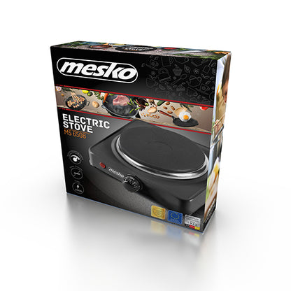 Mesko | Electric Hot Plate | MS 6508 | 1000 W | 1 Cooking Zone | Black