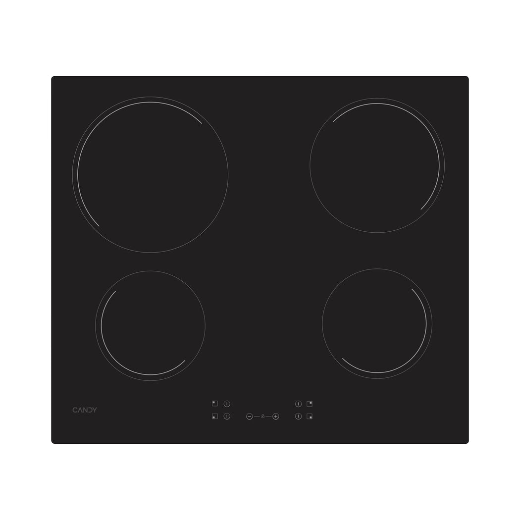 Candy | Idea | Vitroceramic Hob | CH64CCB/4U2 | 4 Cooking Zones | Touch Control | Black