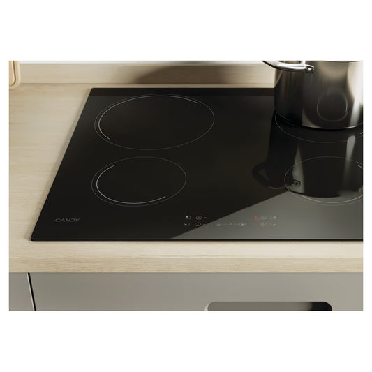 Candy | Idea | Vitroceramic Hob | CH64CCB/4U2 | 4 Cooking Zones | Touch Control | Black