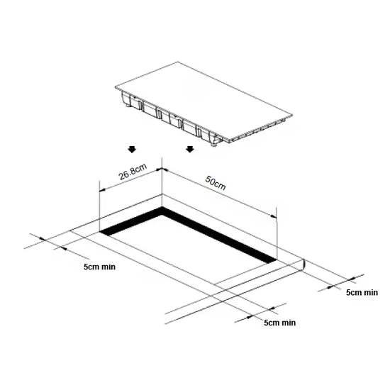 CASO Germany | S-Line | Induction Hob | Master E2 | 3500 W | 2 Cooking Zones | Sensor Touch | Timer | Black