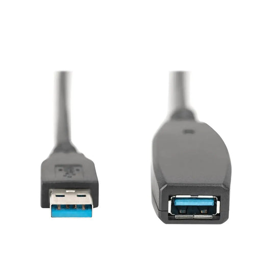 Digitus | USB extension cable | 9 pin USB Type A | Male | Female | 10 m | Black