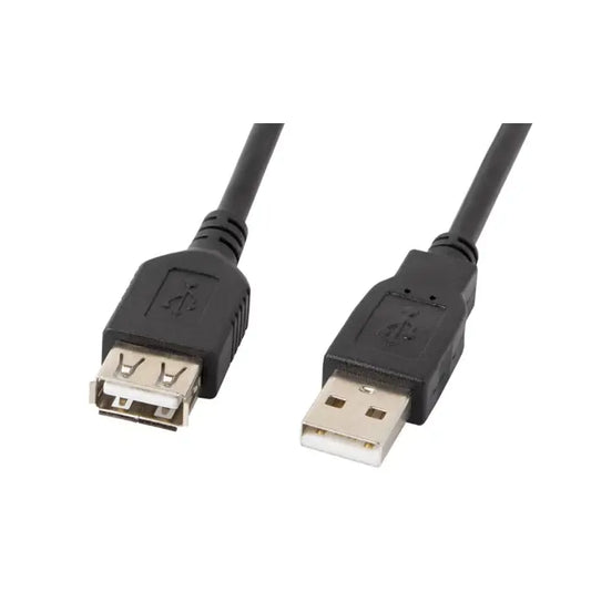 Lanberg | USB extension cable | 4 pin USB Type A | Male | Female | 1.8 m | Black
