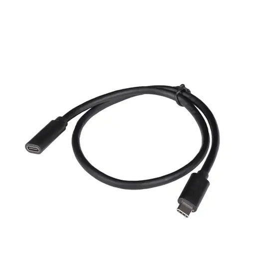 Lanberg | USB-C extension cable | 24 pin USB-C | Male | Female | 50 cm | Black