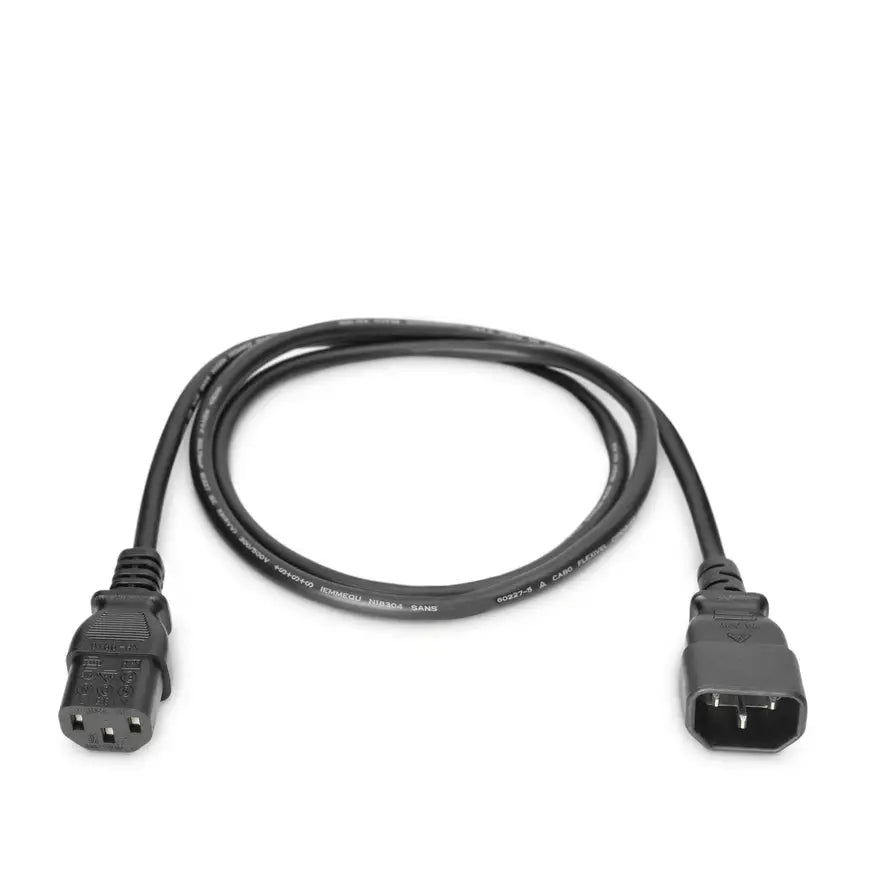 Digitus | Power extension cable | Power IEC 60320 C13 to C14 | Black