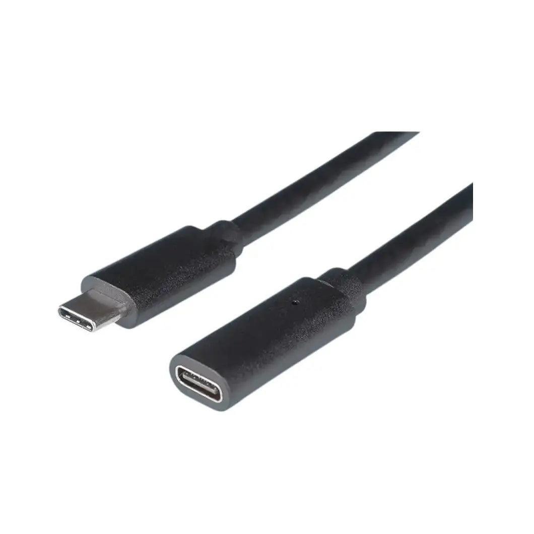 Lanberg | USB-C extension cable | 24 pin USB-C | Male | Female | 1.5 m | Black