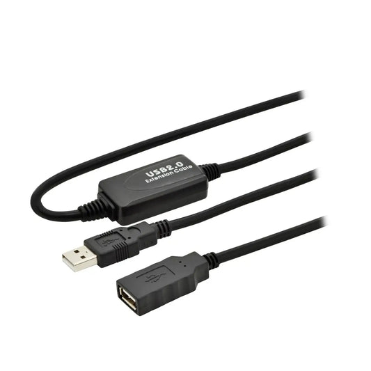 Digitus | USB extension cable | 4 pin USB Type A | Female | Male | 10 m | Black