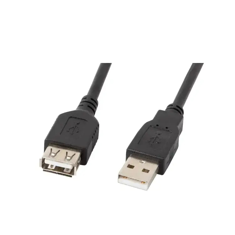 Lanberg | USB extension cable | 4 pin USB Type A | Male | Female | 5 m | Black