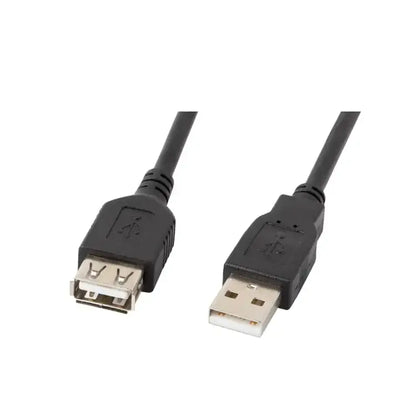 Lanberg | USB extension cable | 4 pin USB Type A | Male | Female | 5 m | Black