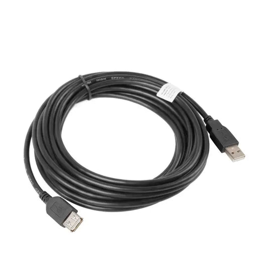 Lanberg | USB extension cable | 4 pin USB Type A | Male | Female | 5 m | Black
