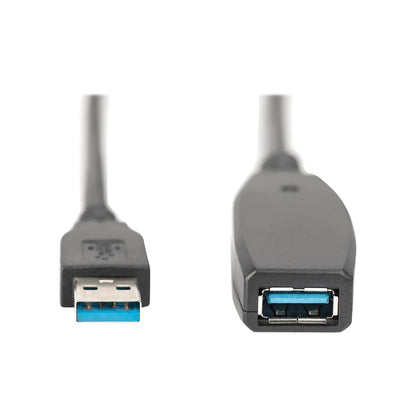 Digitus | USB extension cable | 9 pin USB Type A | Male | Female | 15 m | Black